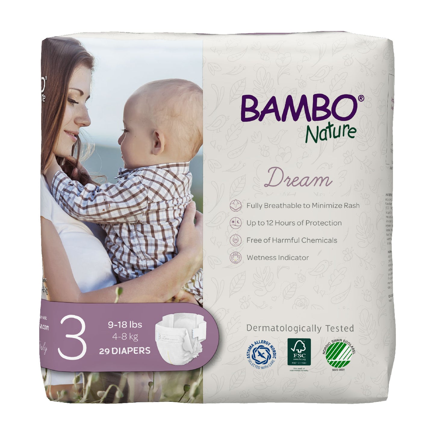 Hypoallergenic, Skin Safe, Eco-Labeled Diapers