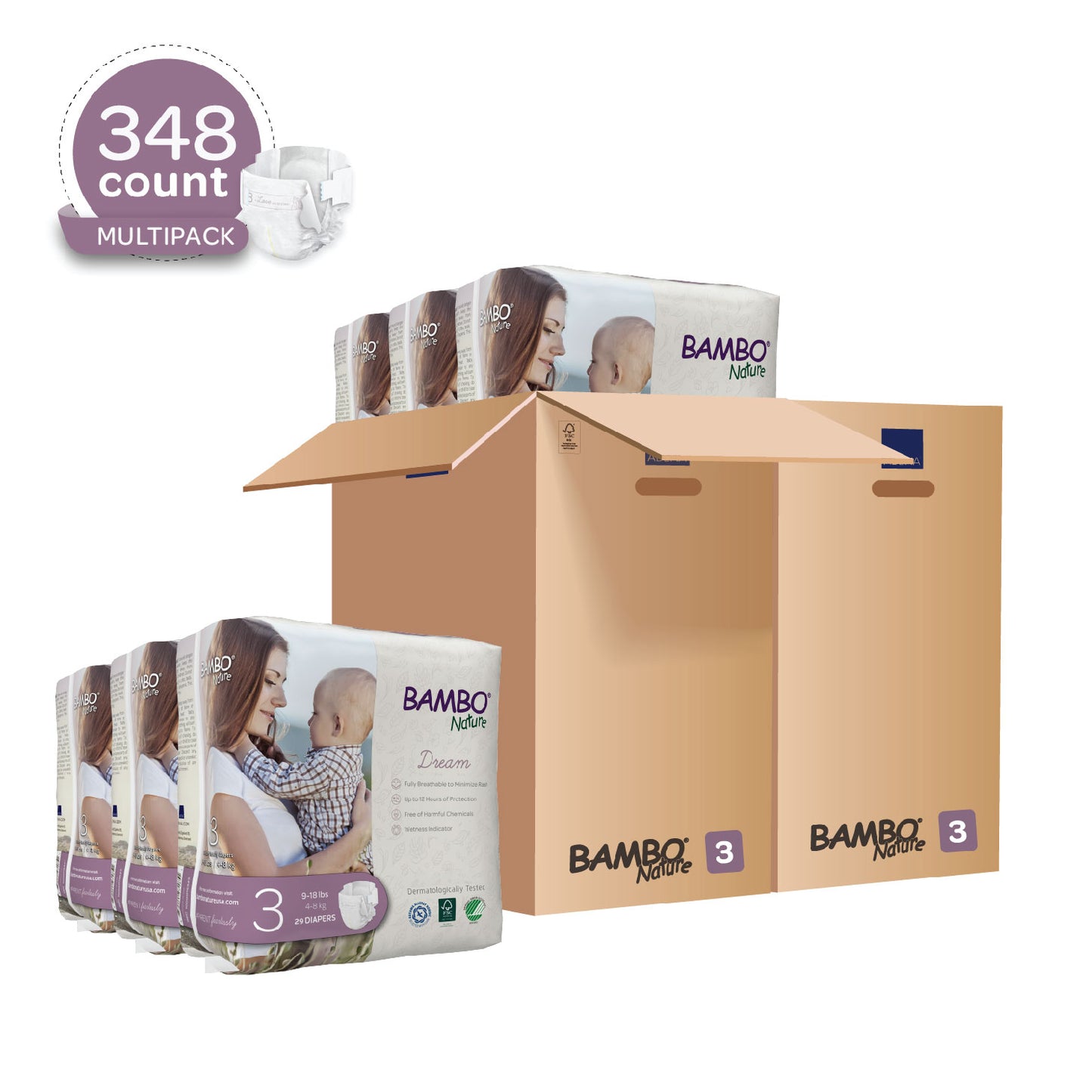 Hypoallergenic, Skin Safe, Eco-Labeled Diapers