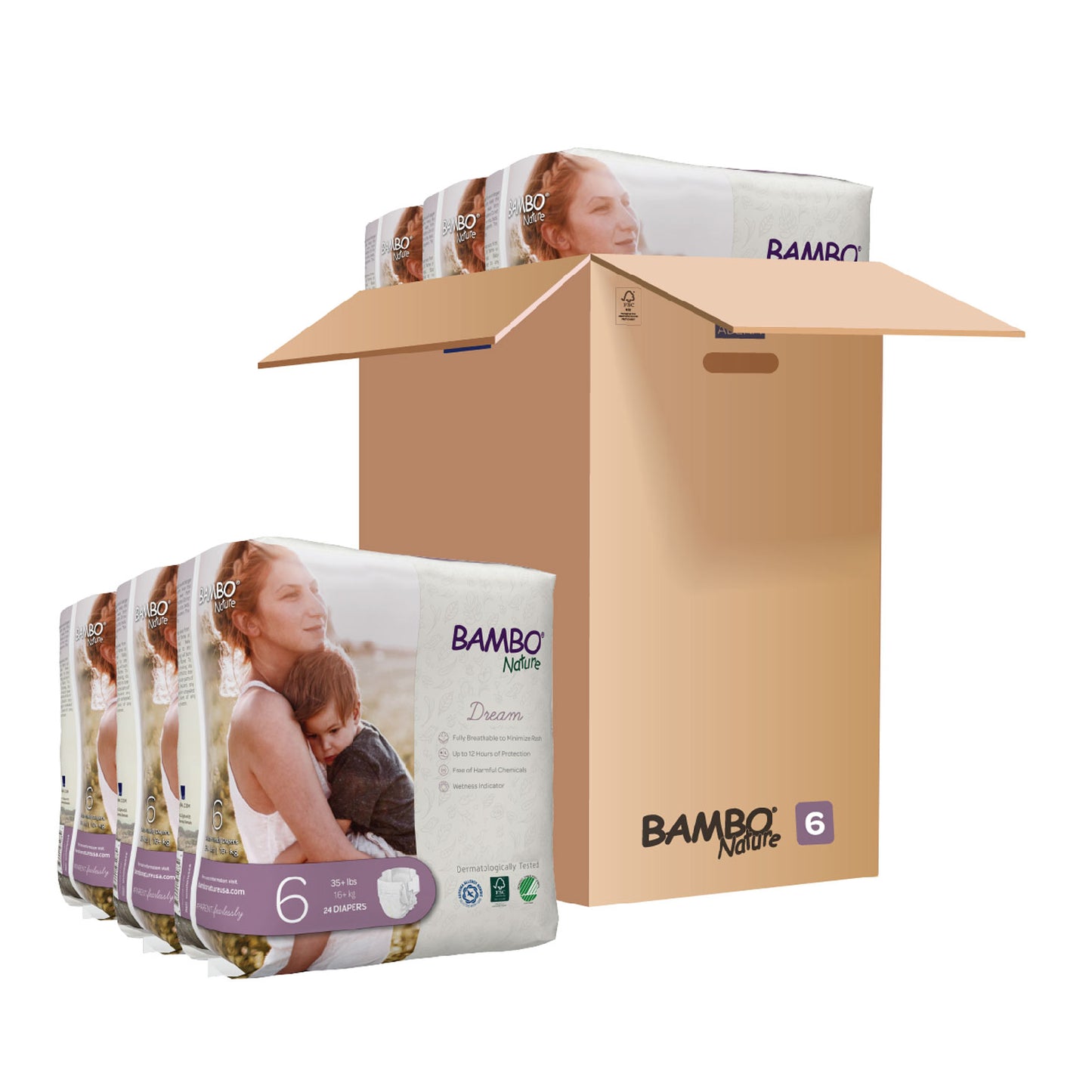 Hypoallergenic, Skin Safe, Eco-Labeled Diapers