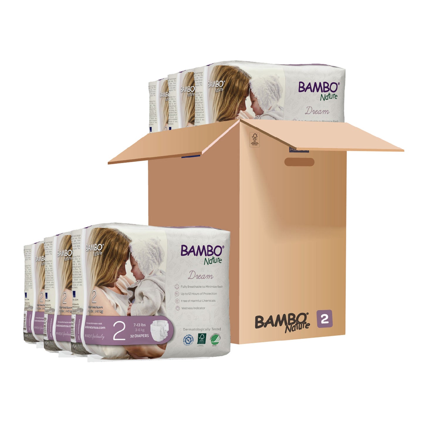 Hypoallergenic, Skin Safe, Eco-Labeled Diapers