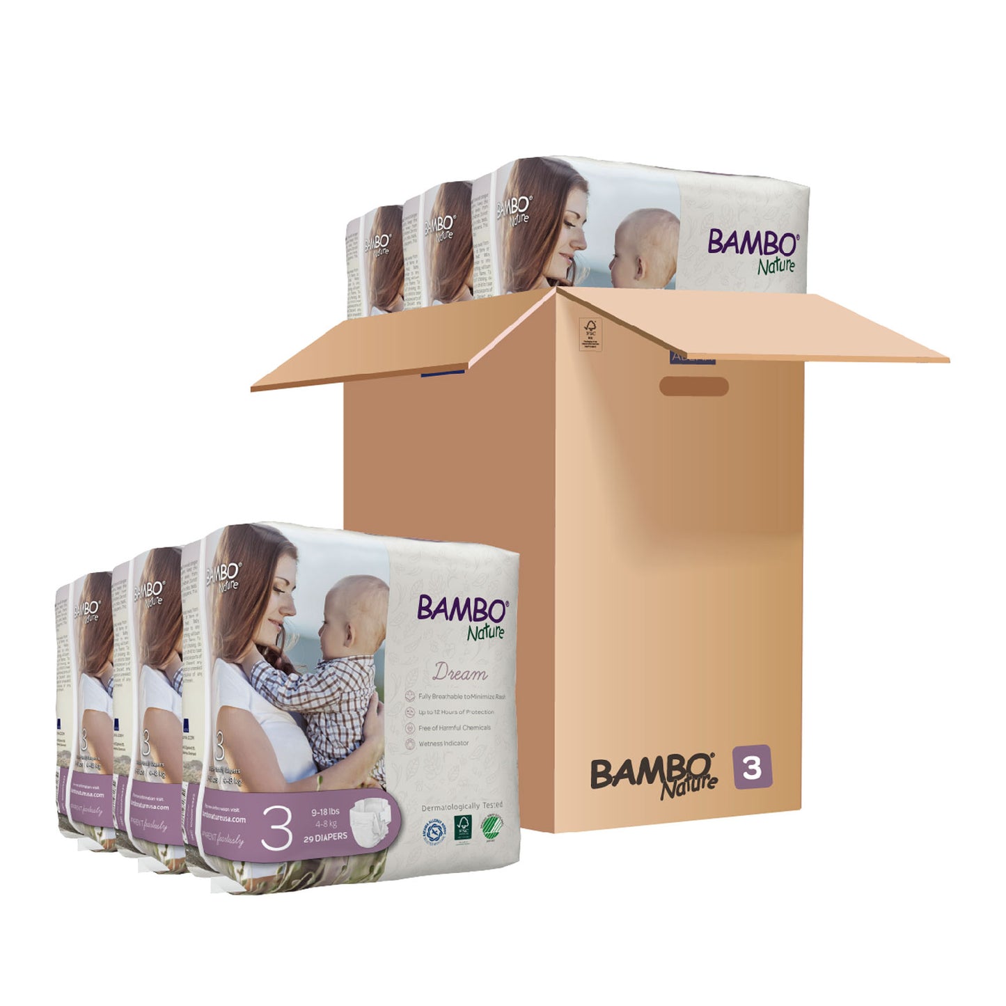 Hypoallergenic, Skin Safe, Eco-Labeled Diapers